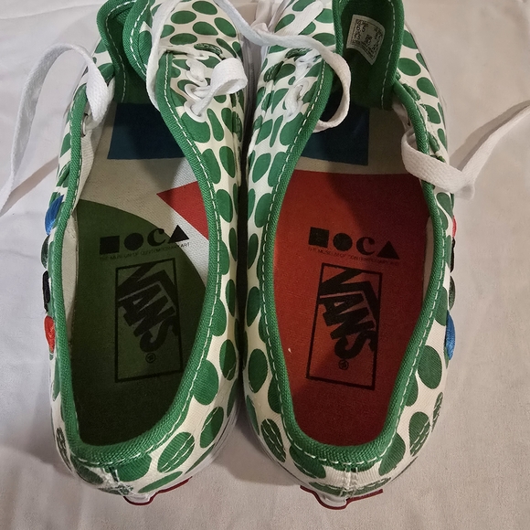 Vans - Museum Of Contemporary Art - Green Polka Dot Sneakers - Picture 9 of 9
